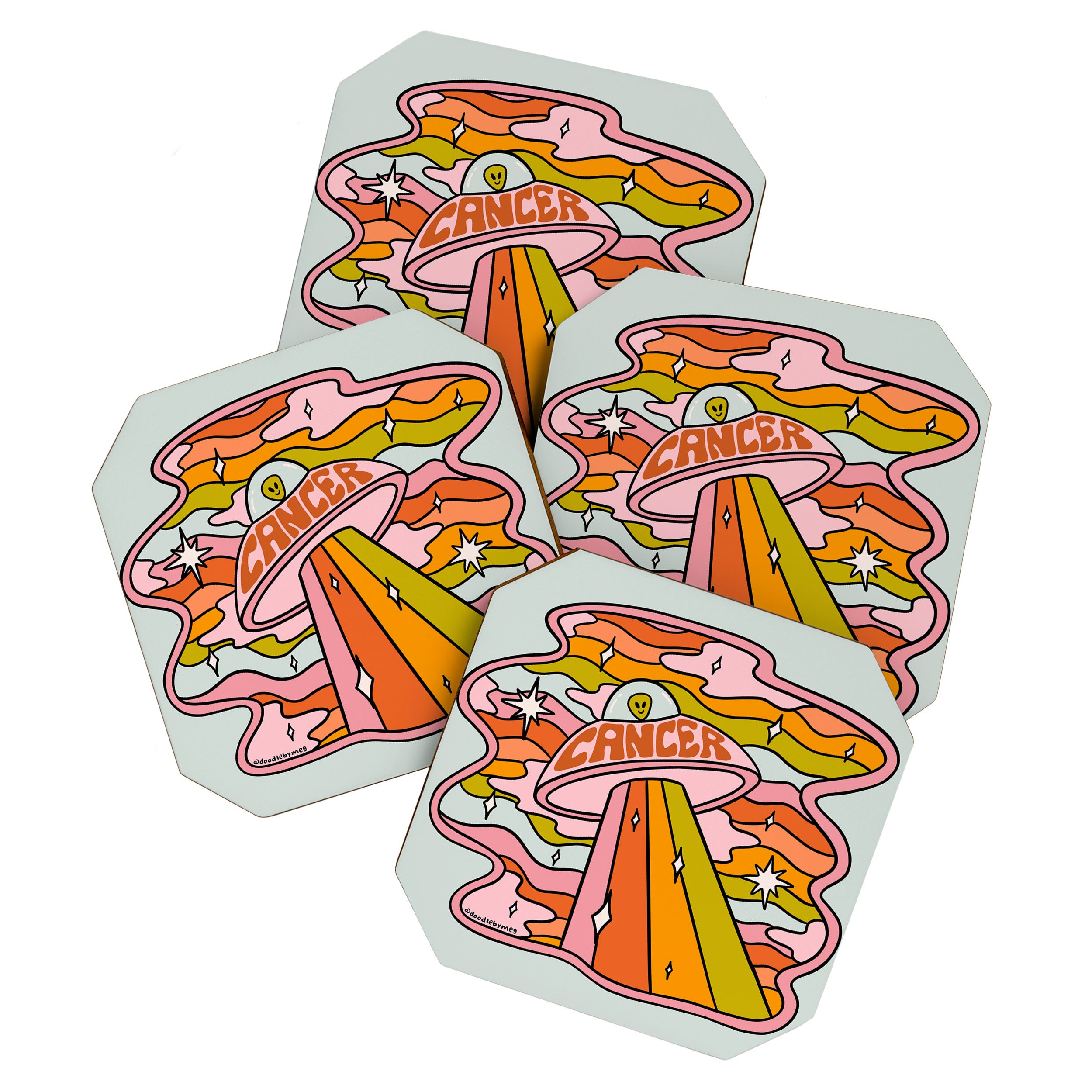 Cancer UFO Coaster Gallery Image 1