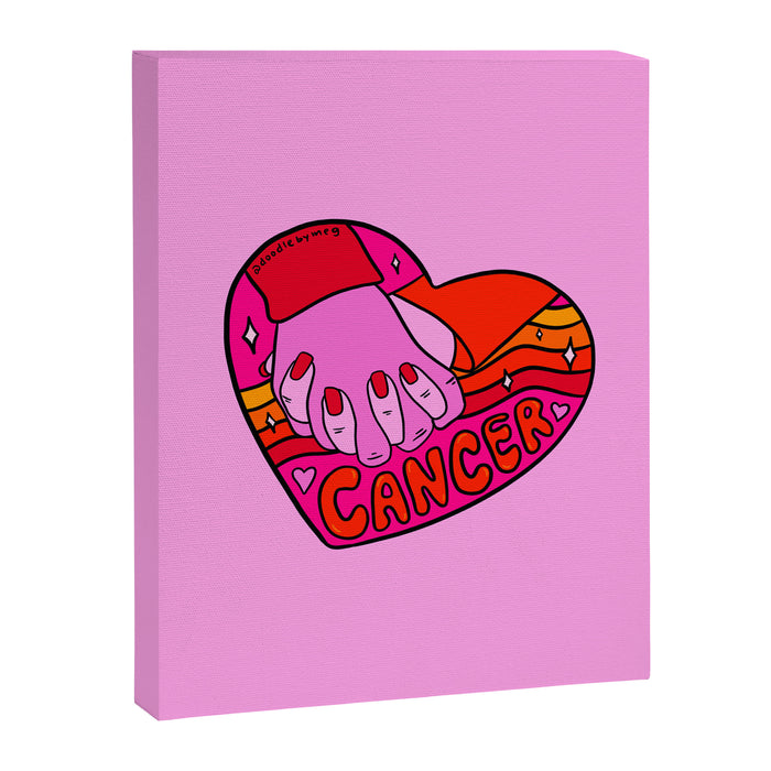 Cancer Valentine Canvas Print Gallery Image 1