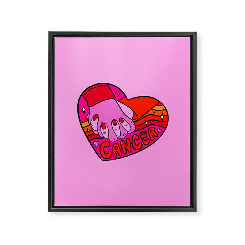 Cancer Valentine Framed Canvas Print Gallery Image 8
