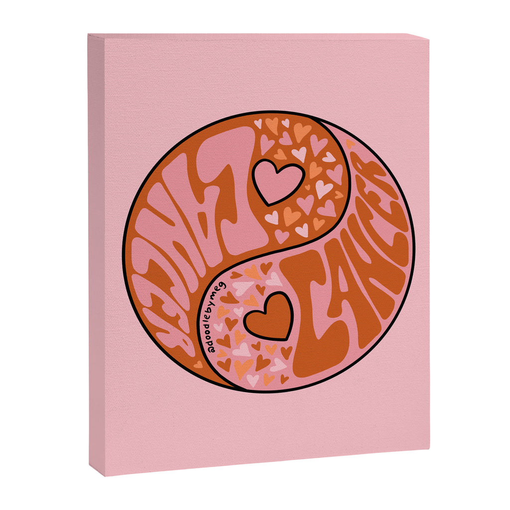 Cancer Yin Yang Canvas Print Gallery Image 8