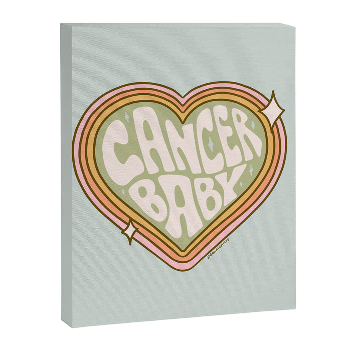 Cancer Zodiac Baby Canvas Print Gallery Image 1