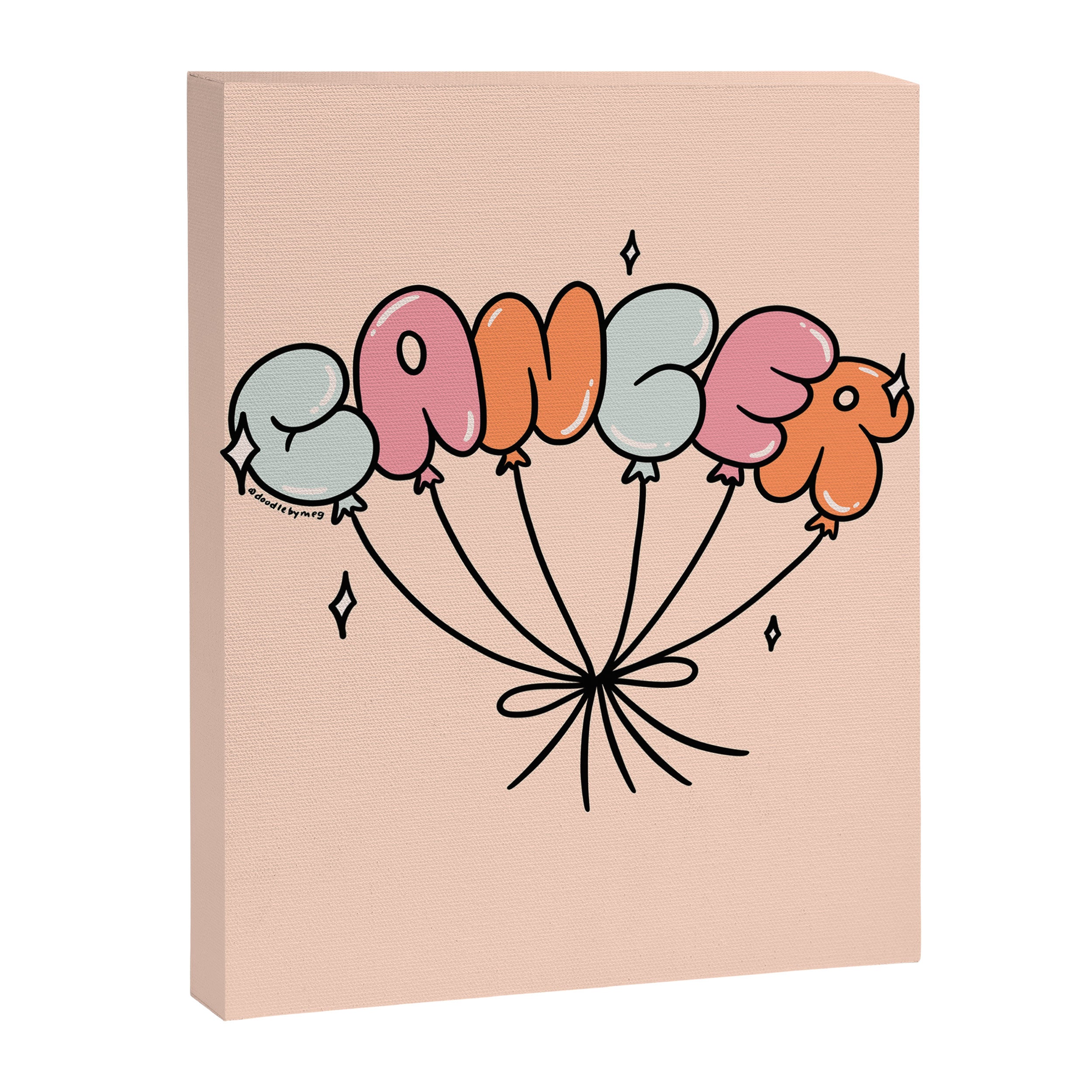 Cancer Zodiac Balloons Canvas Print Gallery Image 8