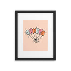 Cancer Zodiac Balloons Framed Art Print Gallery Image 6