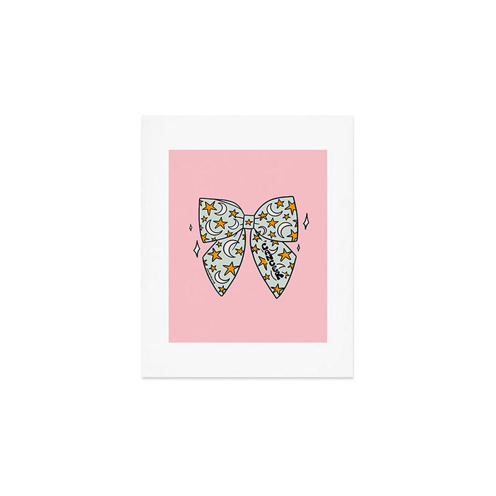 Cancer Zodiac Bow Art Print Gallery Image 1