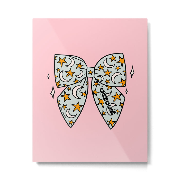 Cancer Zodiac Bow Metal Print Gallery Image 1