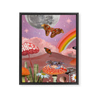 Cancer Zodiac Collage Framed Canvas Print Gallery Image 8