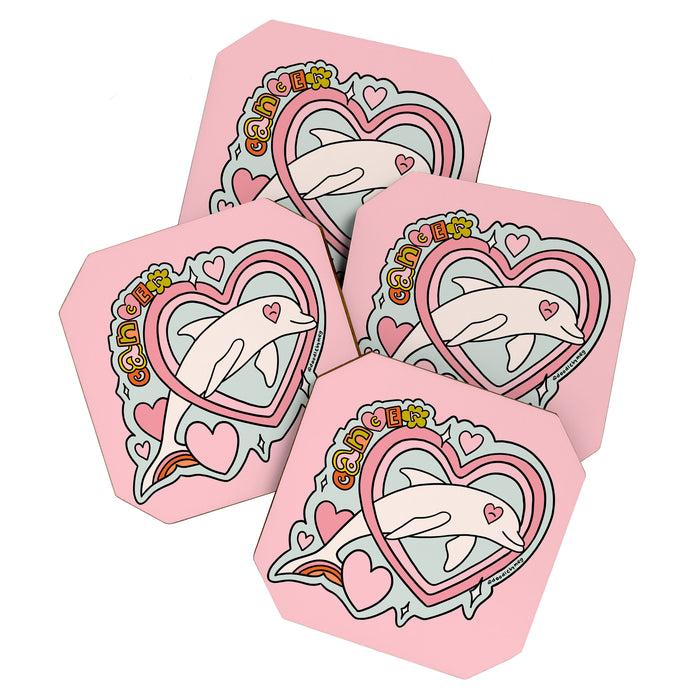Cancer Zodiac Dolphin Coaster Gallery Image 1