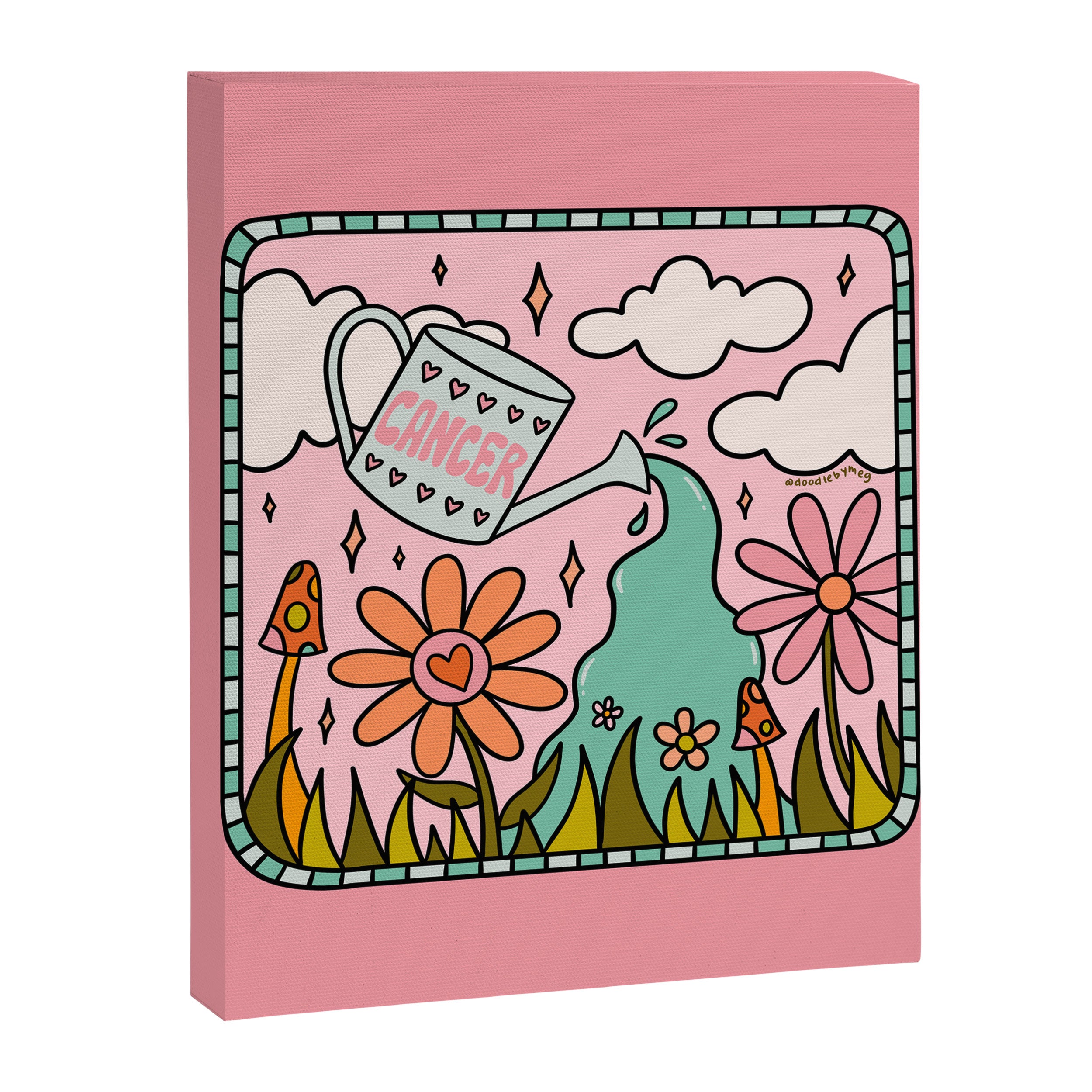 Cancer Zodiac Garden Canvas Print Gallery Image 8