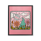 Cancer Zodiac Garden Framed Canvas Print Gallery Image 8