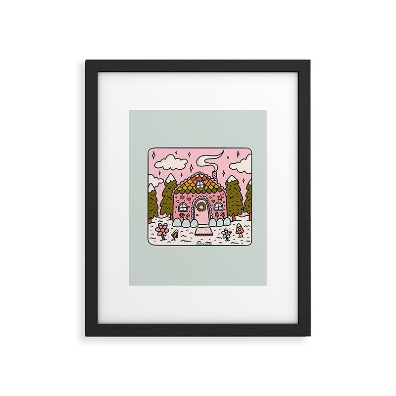 Cancer Zodiac Gingerbread House Framed Art Print Gallery Image 6
