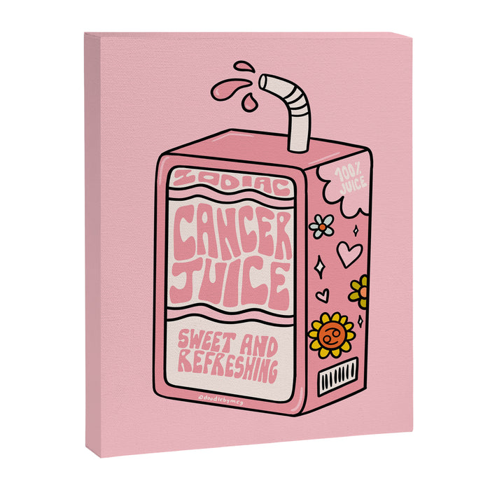 Cancer Zodiac Juice Box Canvas Print Gallery Image 1