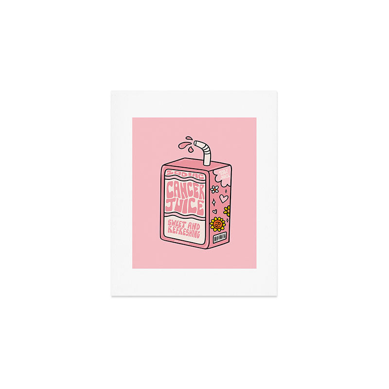 Cancer Zodiac Juice Box Art Print Gallery Image 1