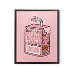 Cancer Zodiac Juice Box Framed Canvas Print Gallery Image 8