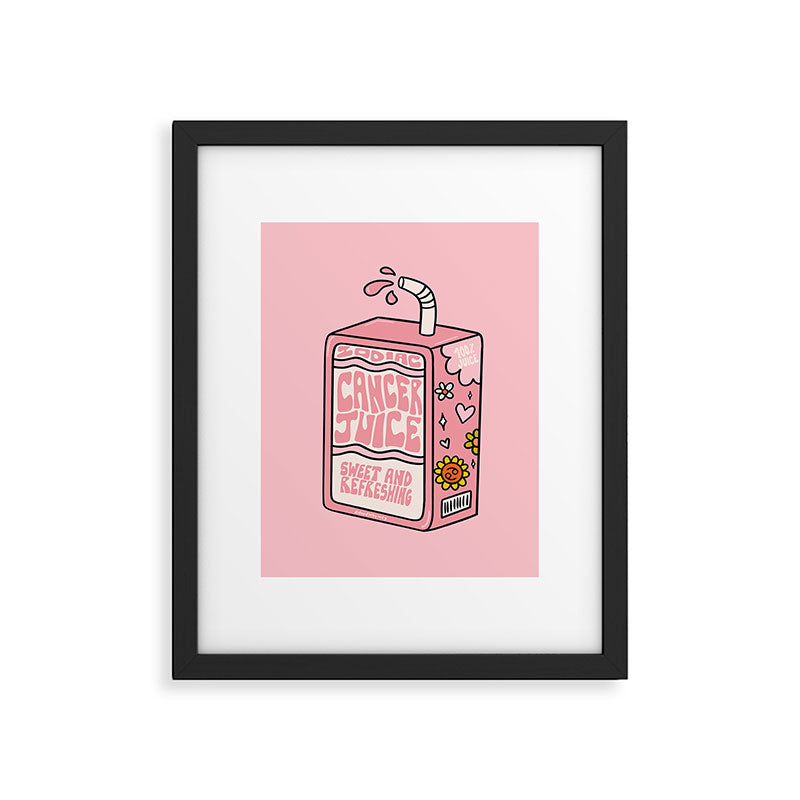 Cancer Zodiac Juice Box Framed Art Print Gallery Image 6