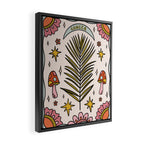Cancer Zodiac Leaf Framed Canvas Print Gallery Image 2