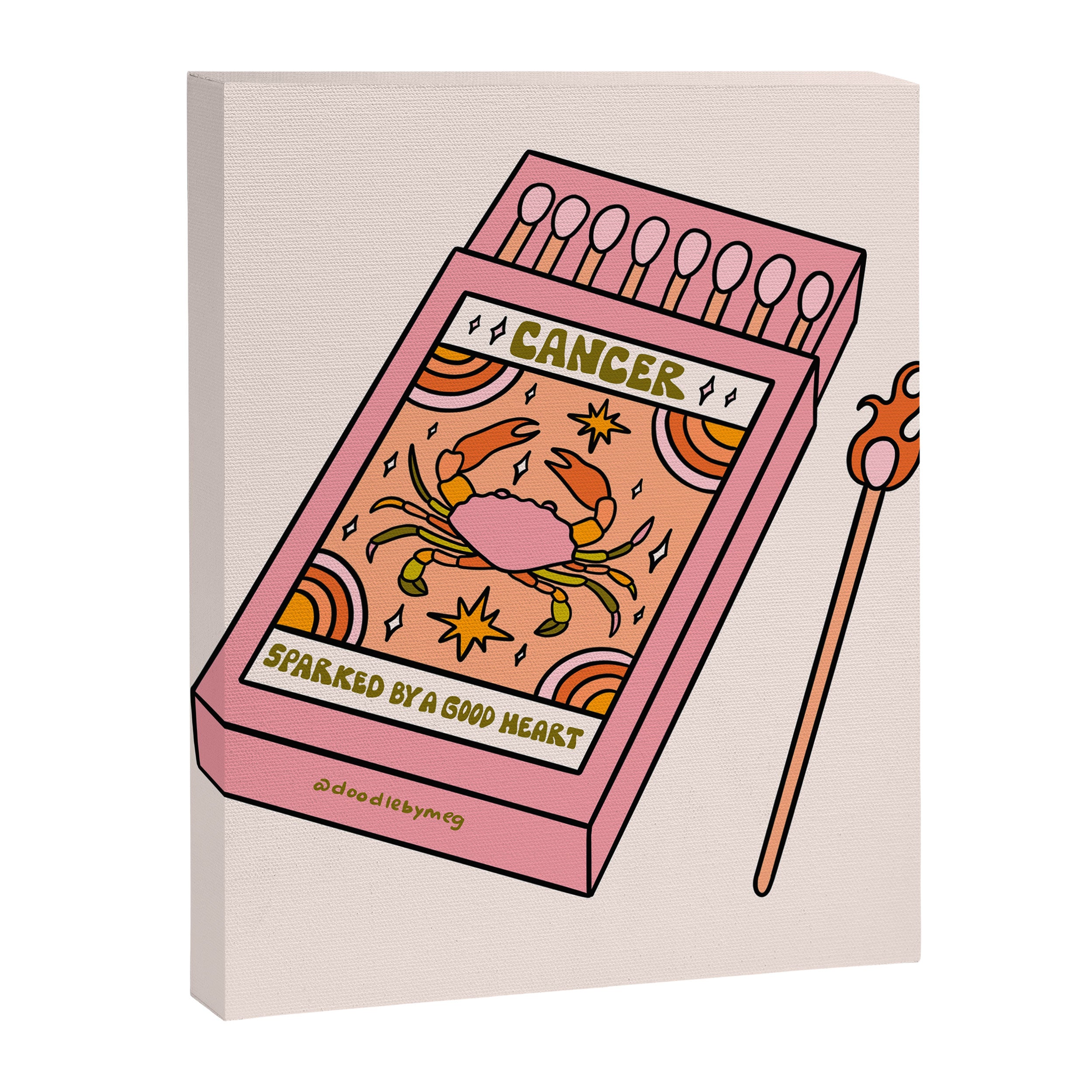 Cancer Zodiac Matchbox Canvas Print Gallery Image 8