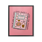 Cancer Zodiac Notebook Framed Canvas Print Gallery Image 8