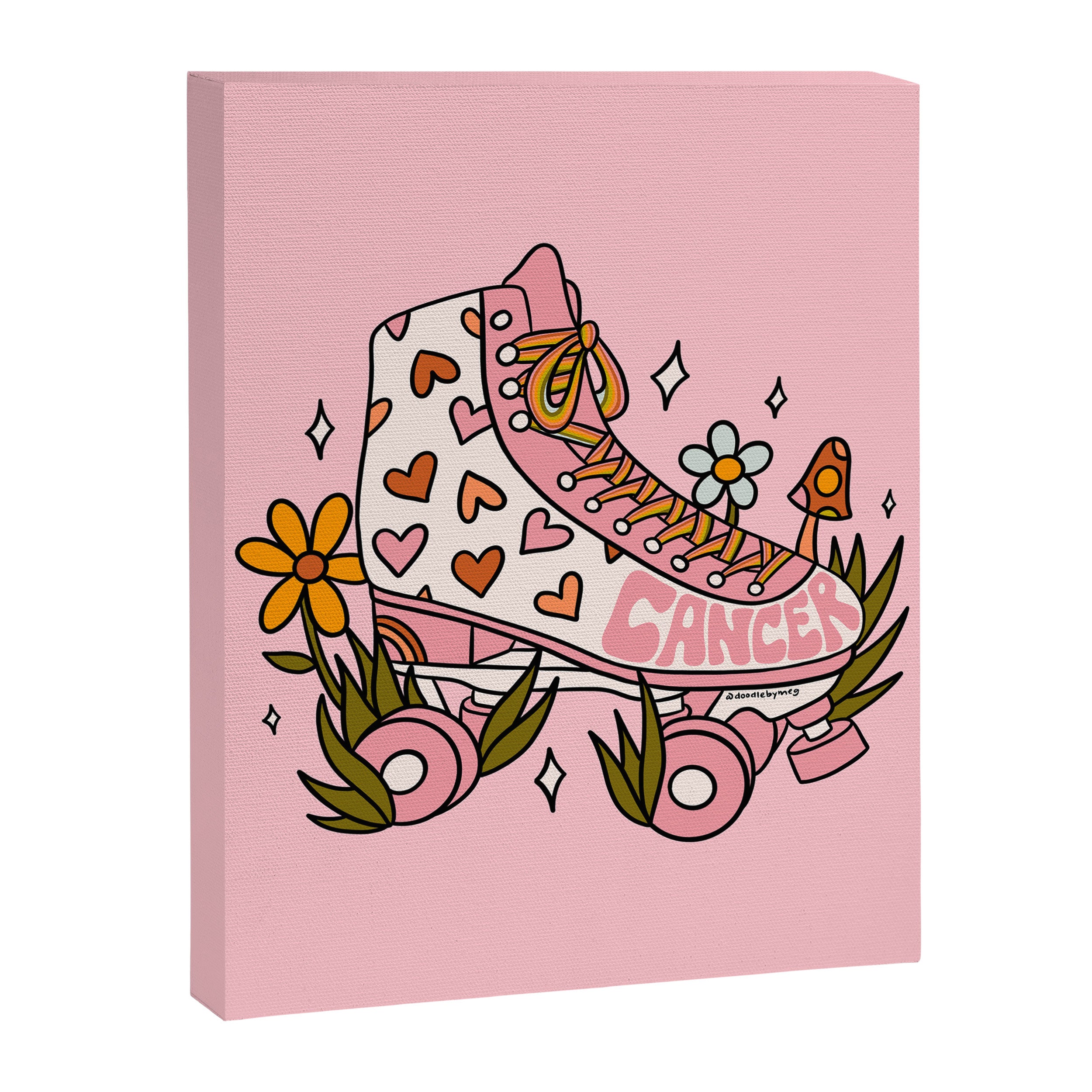 Cancer Zodiac Roller Skate Canvas Print Gallery Image 8