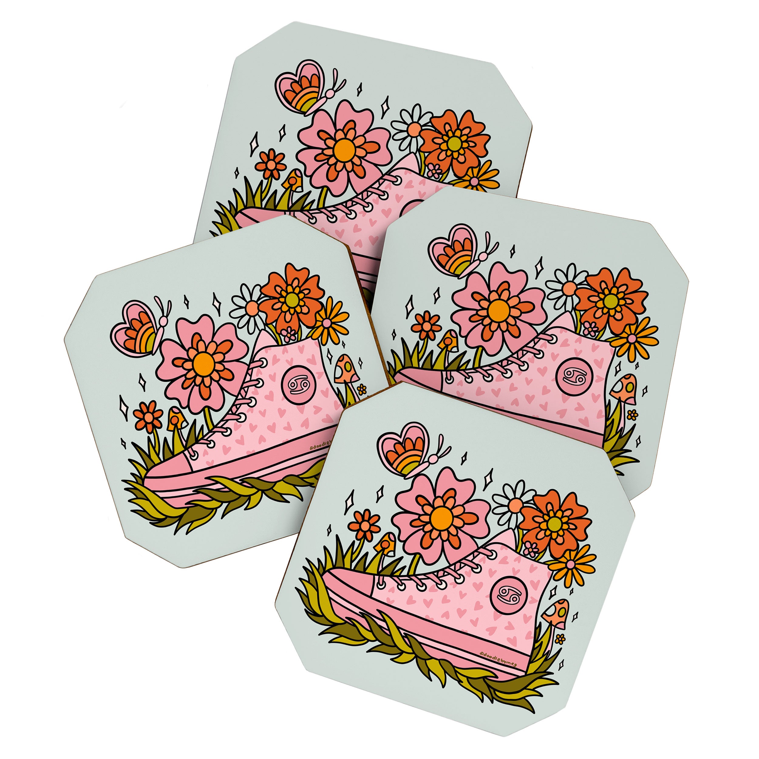 Cancer Zodiac Sneaker Coaster Gallery Image 1