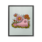 Cancer Zodiac Sneaker Framed Canvas Print Gallery Image 8