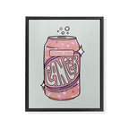 Cancer Zodiac Soda Framed Canvas Print Gallery Image 6