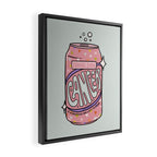 Cancer Zodiac Soda Framed Canvas Print Gallery Image 2