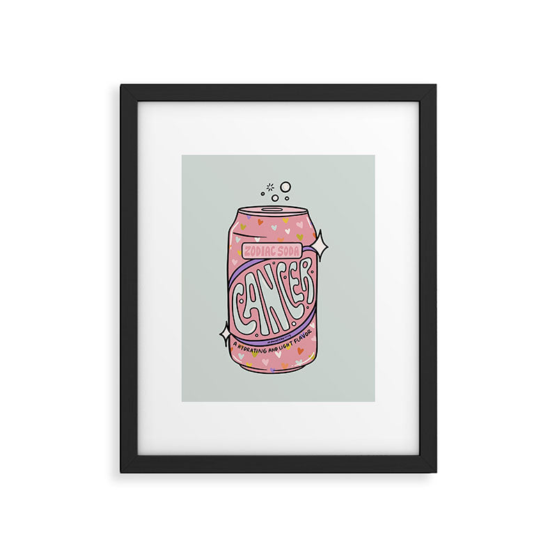 Cancer Zodiac Soda Framed Art Print Gallery Image 5