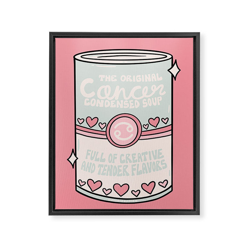 Cancer Zodiac Soup Framed Canvas Print Gallery Image 8