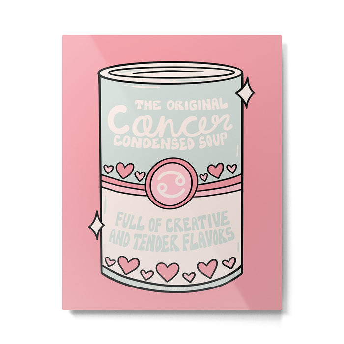 Cancer Zodiac Soup Metal Print Gallery Image 1