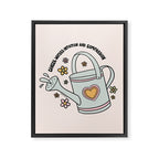 Cancer Zodiac Watering Can Framed Canvas Print Gallery Image 8