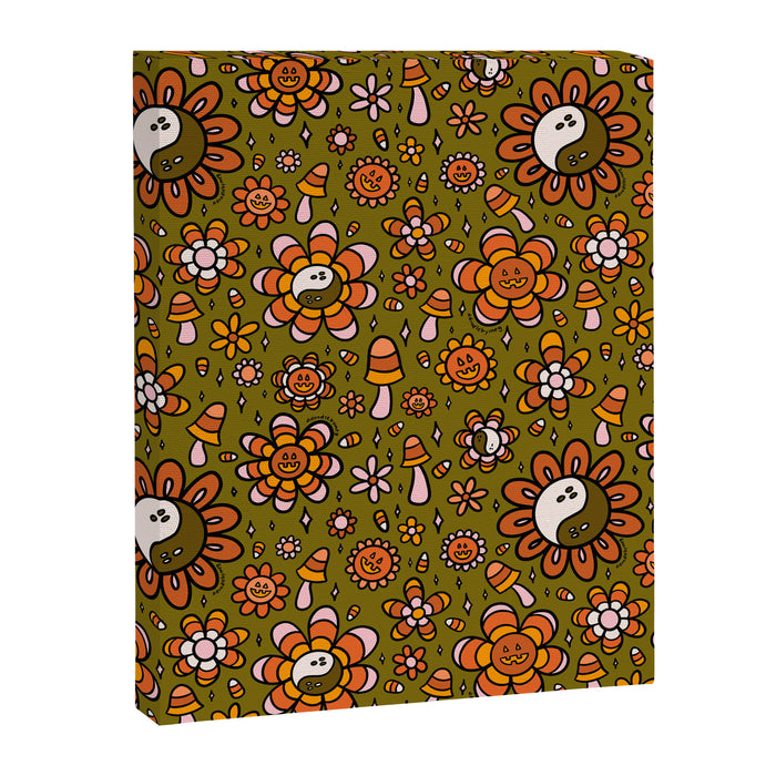 Candy Corn Flower Print Canvas Print Gallery Image 1