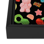 Candy Print in Black Framed Canvas Print Gallery Image 3