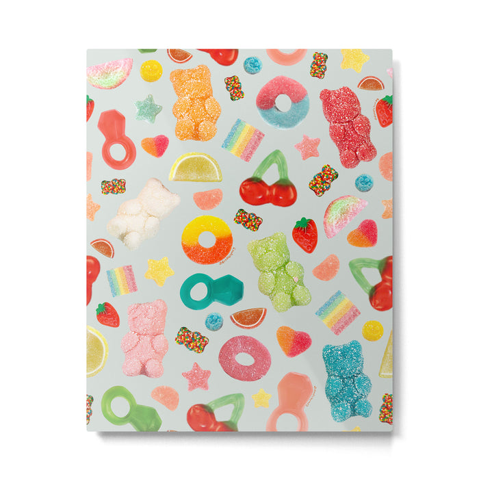 Candy Print in Blue Metal Print Gallery Image 1