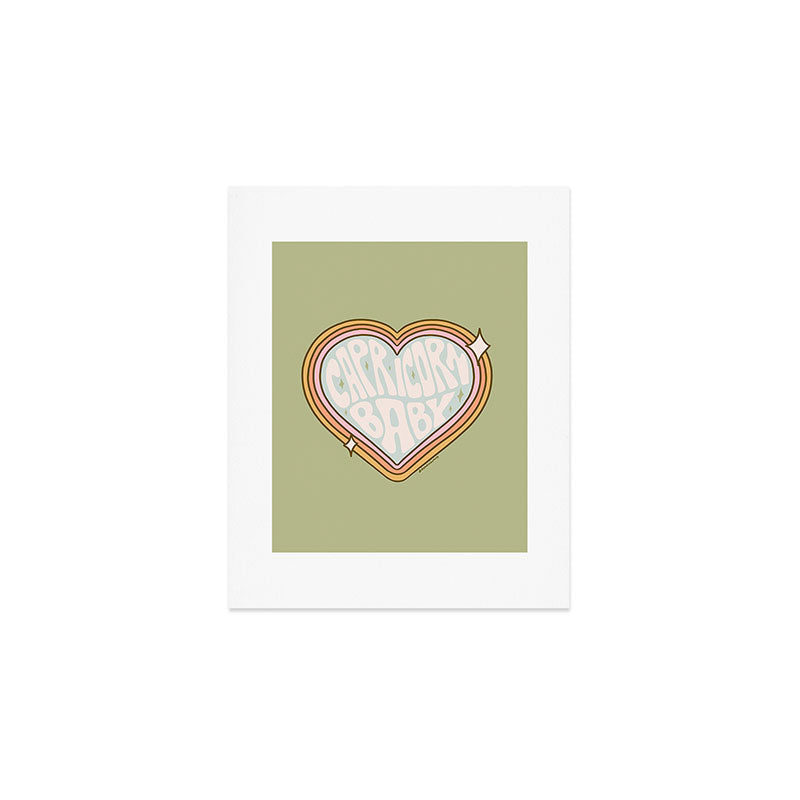 Capricorn Baby Art Print Gallery Image 1
