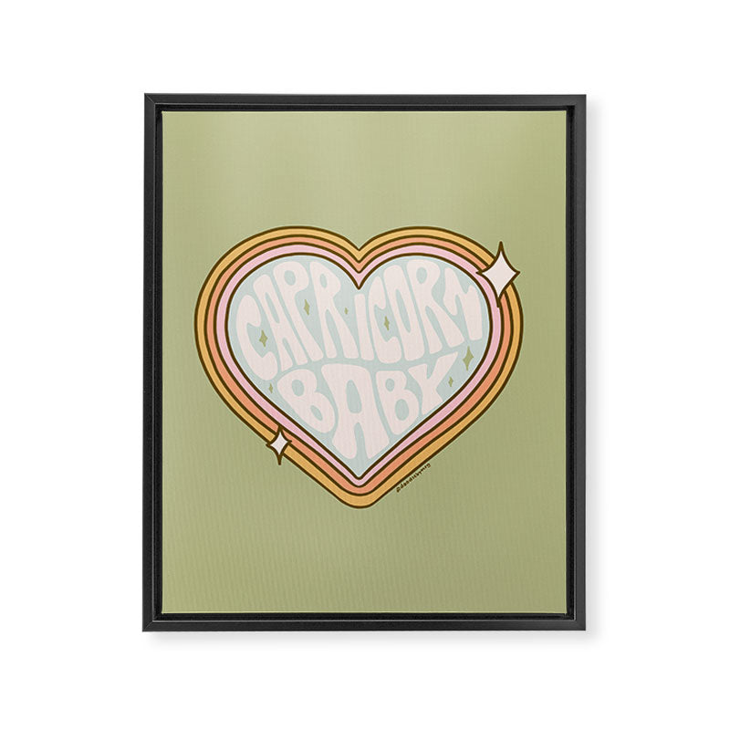 Capricorn Baby Framed Canvas Print Gallery Image 8