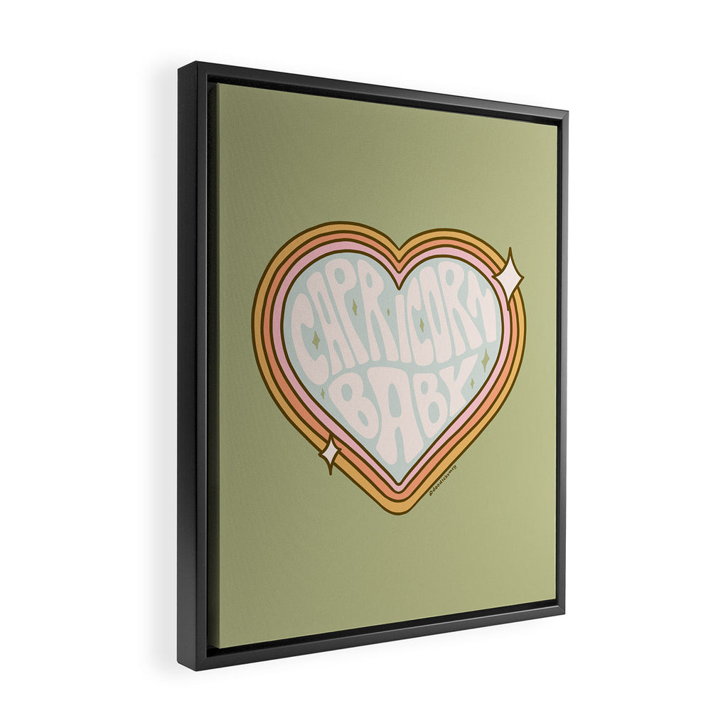 Capricorn Baby Framed Canvas Print Gallery Image 2