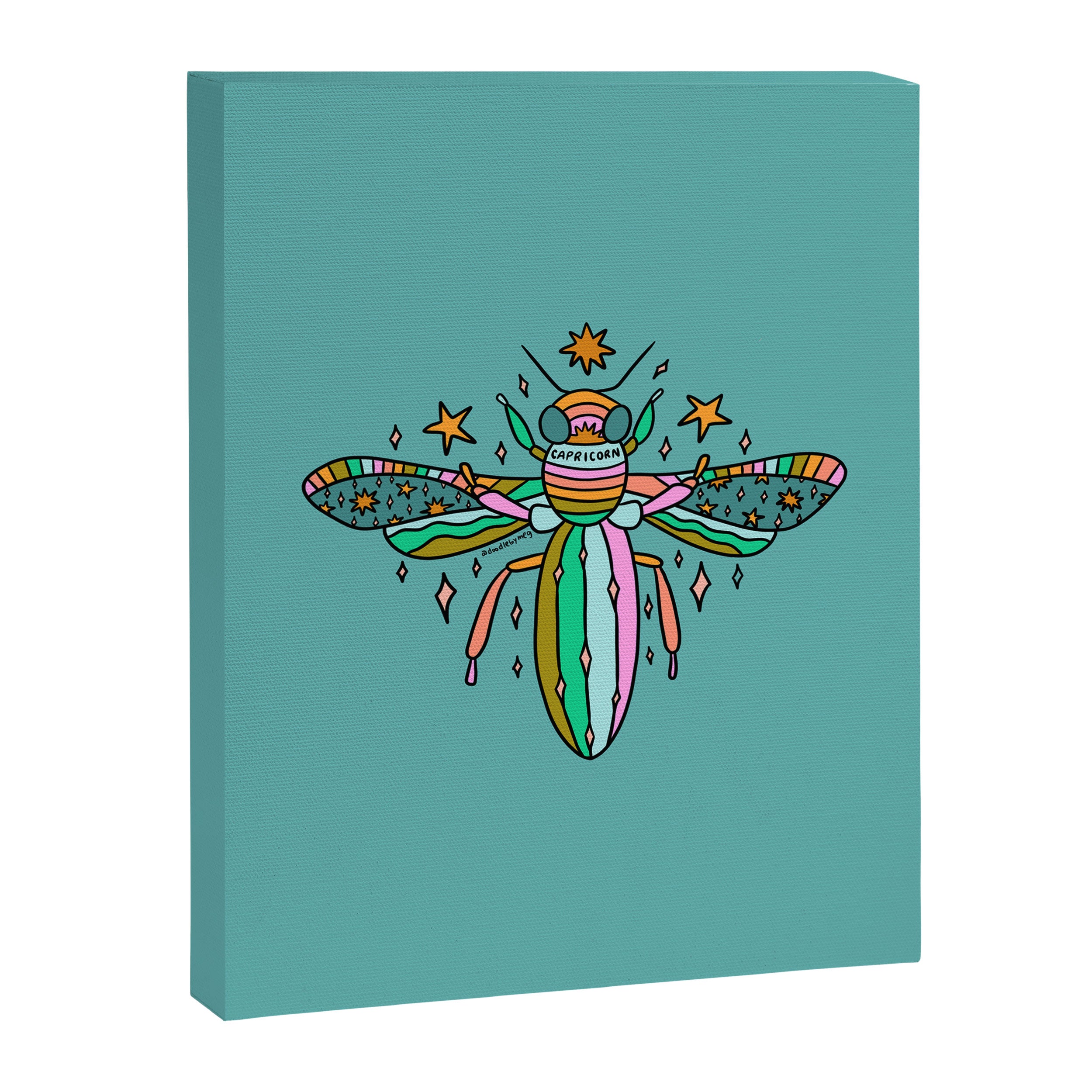 Capricorn Bee Canvas Print Gallery Image 8