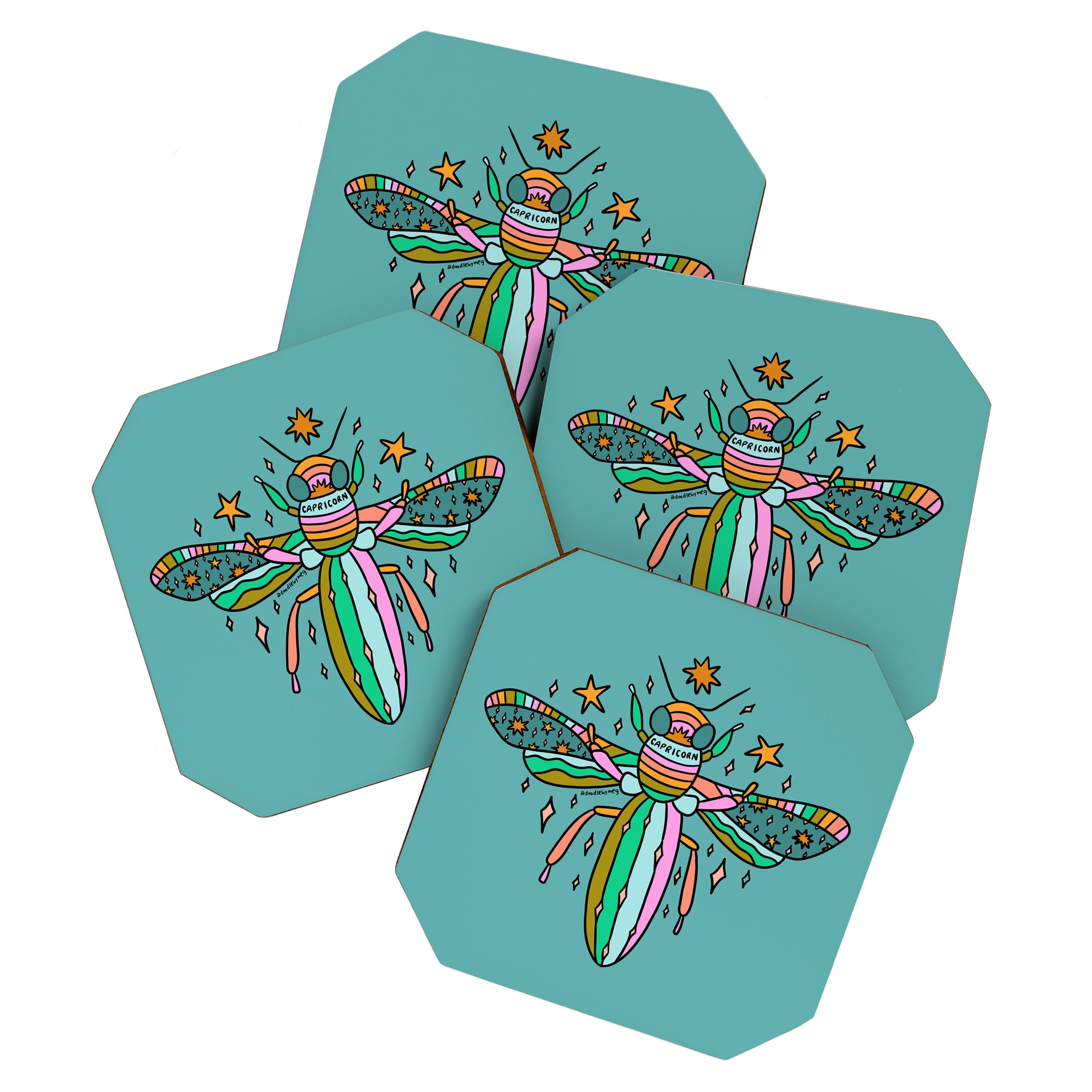 Capricorn Bee Coaster Gallery Image 1