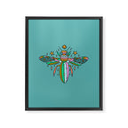 Capricorn Bee Framed Canvas Print Gallery Image 8