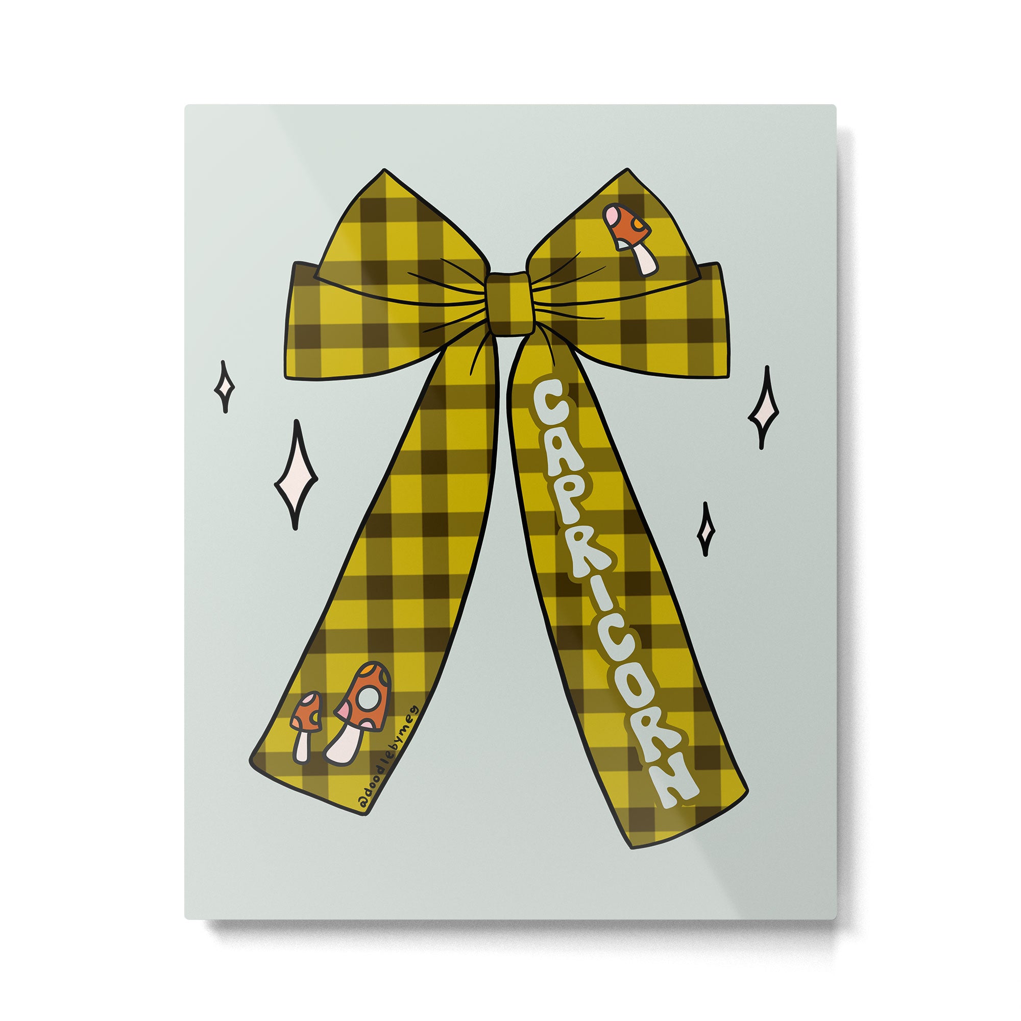 Capricorn Bow Metal Print Gallery Image 6