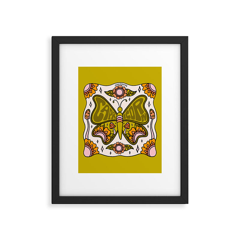 Capricorn Butterfly Framed Art Print Gallery Image 6