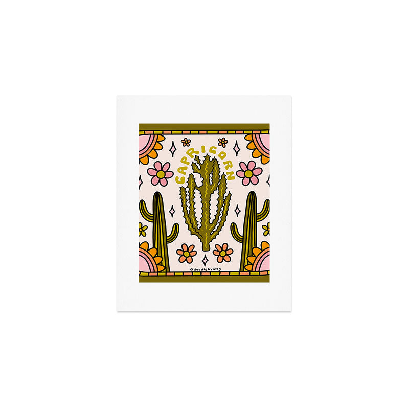 Capricorn Cactus Art Print Gallery Image 1