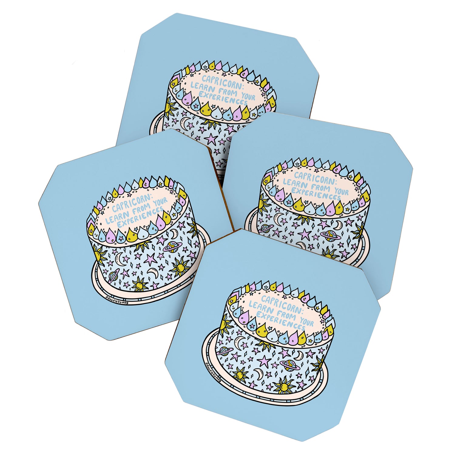 Capricorn Cake Coaster Gallery Image 1