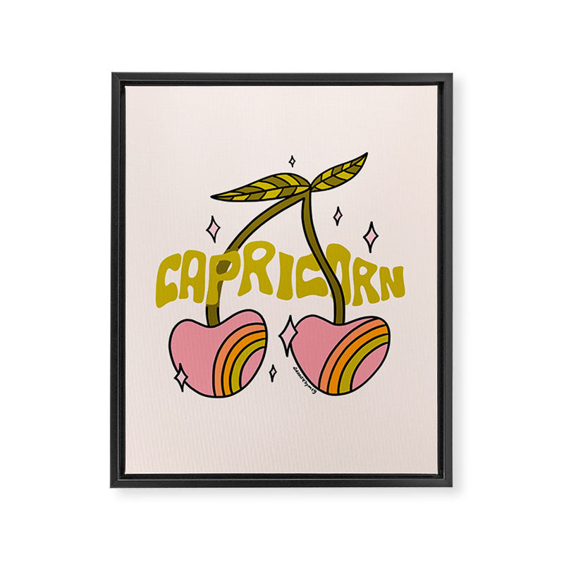 Capricorn Cherry Framed Canvas Print Gallery Image 8