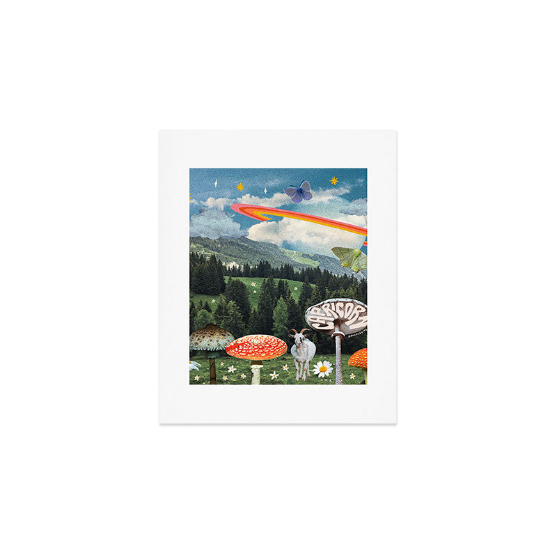 Capricorn Collage Art Print Gallery Image 1