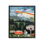 Capricorn Collage Framed Canvas Print Gallery Image 8