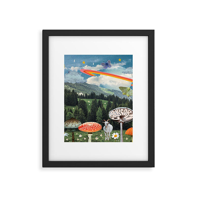Capricorn Collage Framed Art Print Gallery Image 6