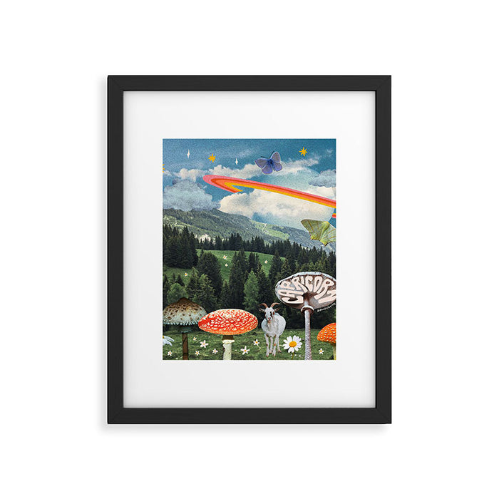 Capricorn Collage Framed Art Print Gallery Image 1
