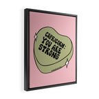 Capricorn Conversation Heart Framed Canvas Print Gallery Image 2