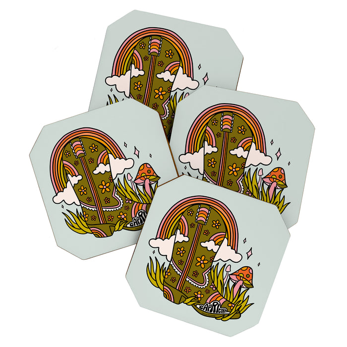 Capricorn Cowboy Boots Coaster Gallery Image 1